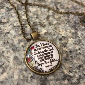 Bible verse necklace